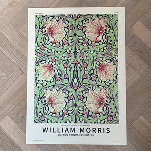 William Morris - Green cotton print (50x70)